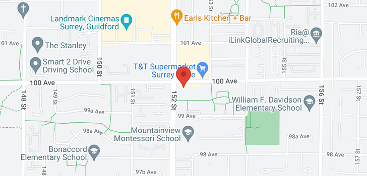 map of 209 15238 100 AVENUE